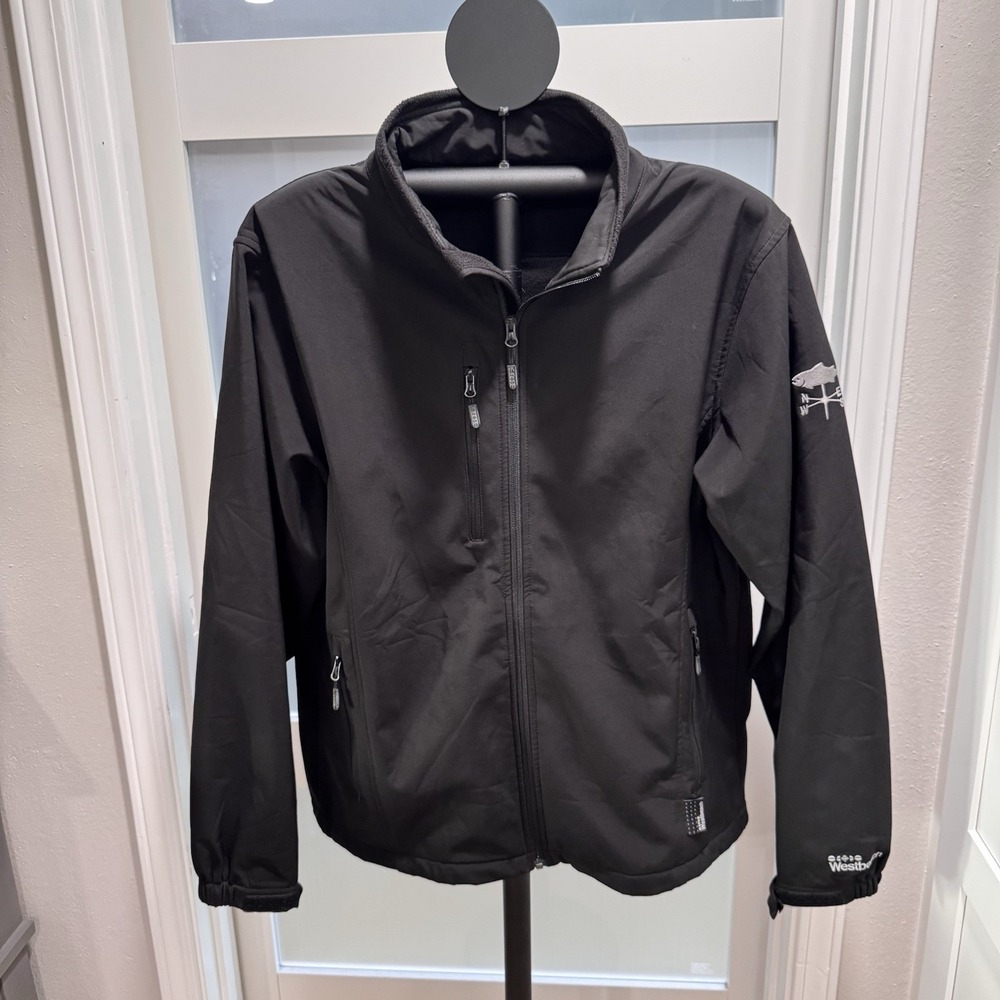 WestBeach Canadian Snowboarding‎ Softshell Jacket Men's Sz XL Skuna Bay Salmon